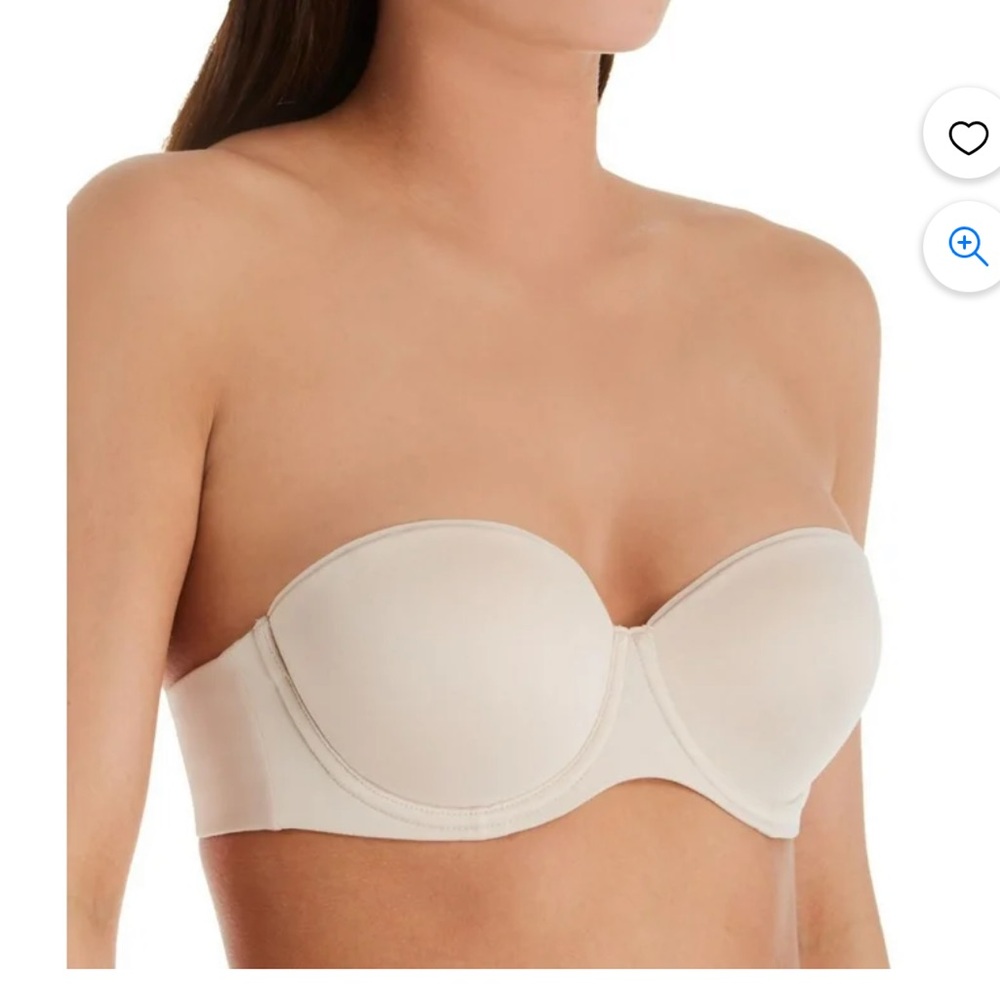 Warner's Nude 4 way strapless Bra 36 B NWOT